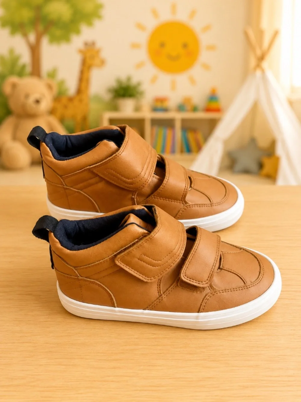 Zara Kids High-Top Sneakers / Boots – Size EU 28/29 (US Toddler 11–11.5) 🤎